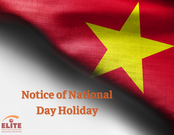 Notice of National Day Holiday