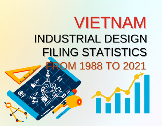 VIETNAM INDUSTRIAL DESIGN FILING STATISTICS FROM 1988 TO 2021